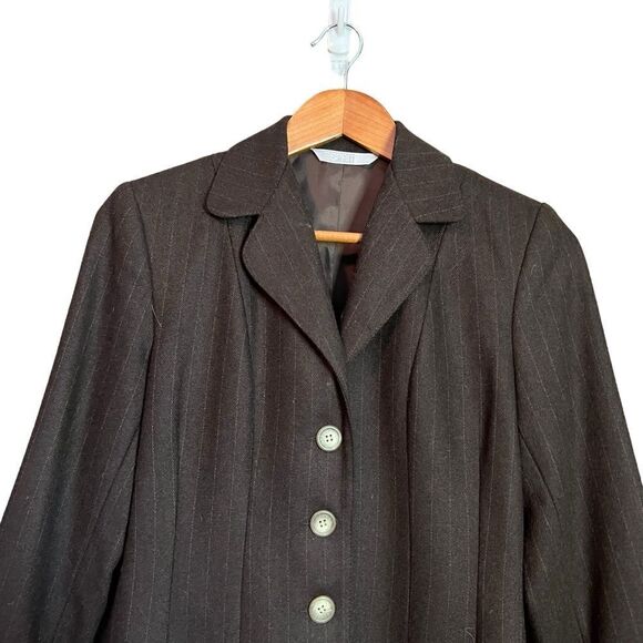 Esprit brown wool blend blazer. Size 5 - Picture 2 of 6